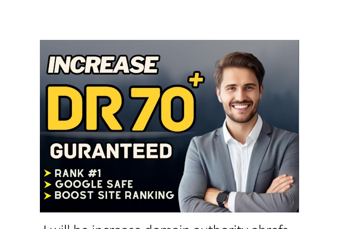 increase domain authority ahrefs by seo backlinks building for google ranking